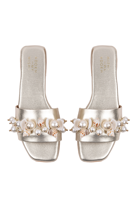 Gold Shell Slides