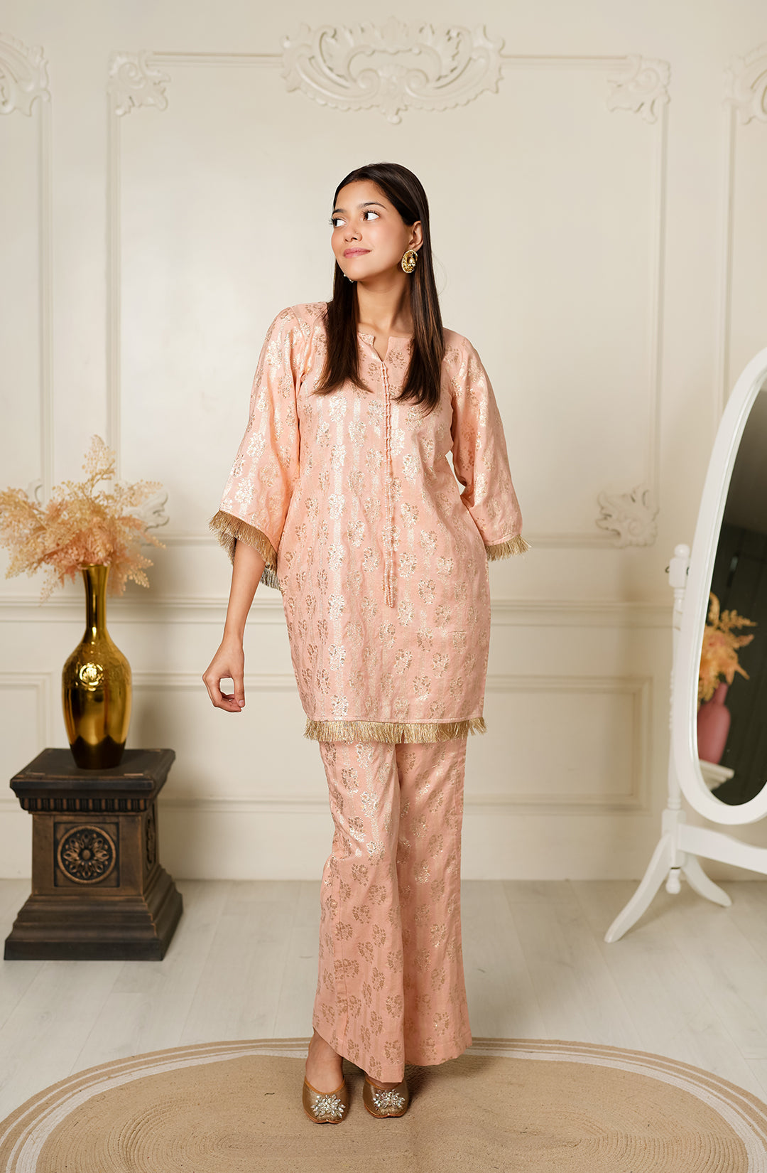 Begum Peach Co-Ord Set