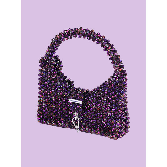 Purple Crystal Hook Bag