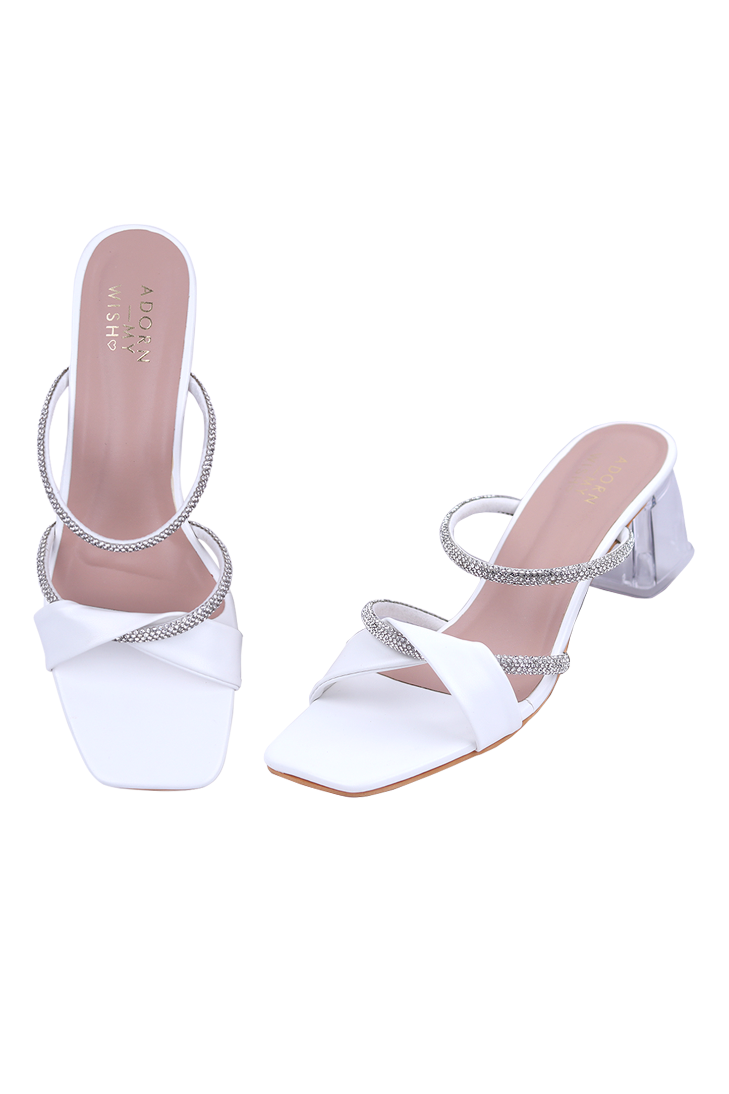 White Dance Diva Heels