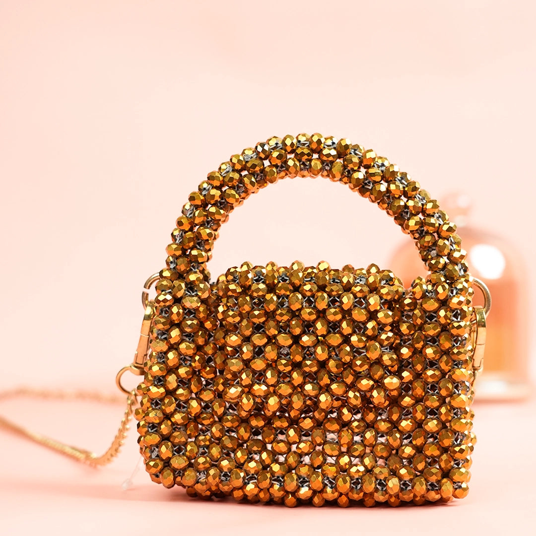 Gold Crystal Mini Bag