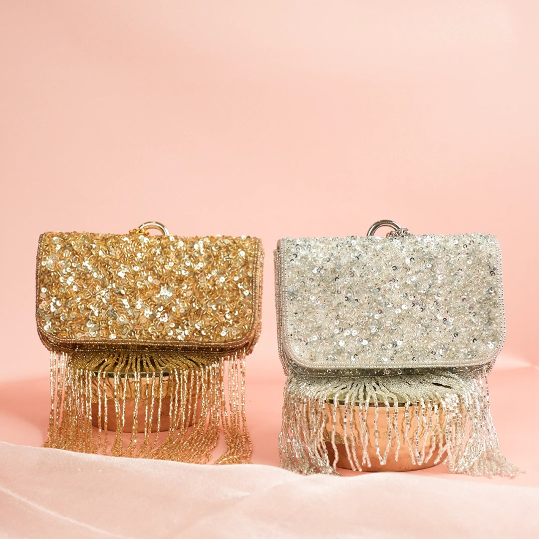 Silver Bling Bag Adorn My Wish
