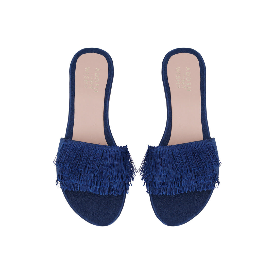 Blue Fringe Slides