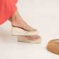 Earthy Jute Wrap Wedges