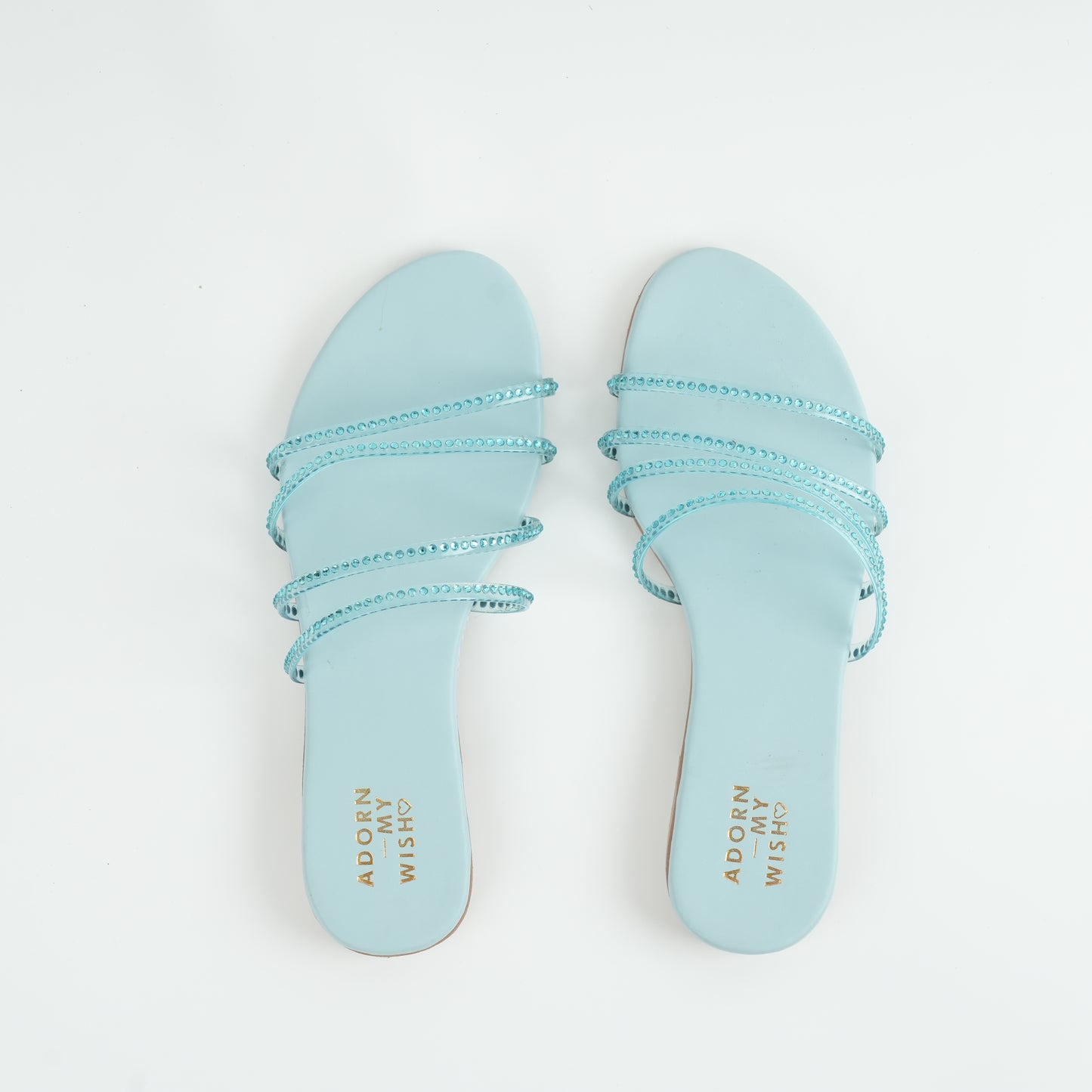 Colour Pop Slides in Baby Blue