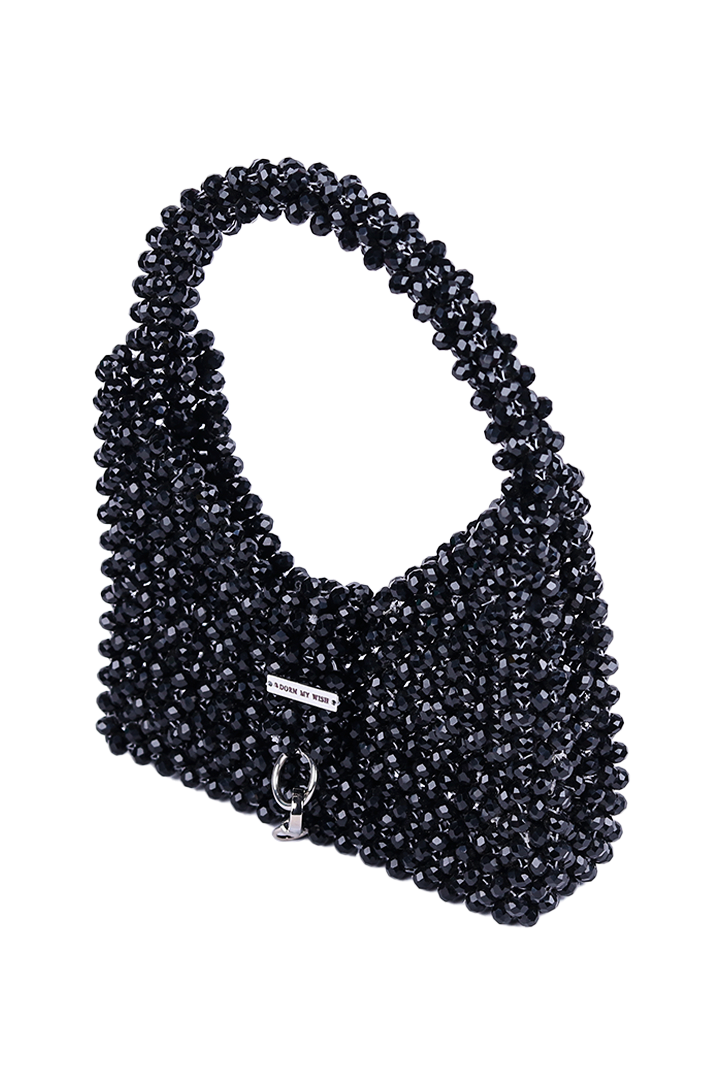 Black Crystal Hook Bag