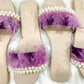 Purple Feather Weather Slides